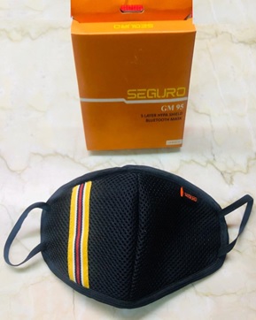 Seguro 4 layer Bluetooth mask